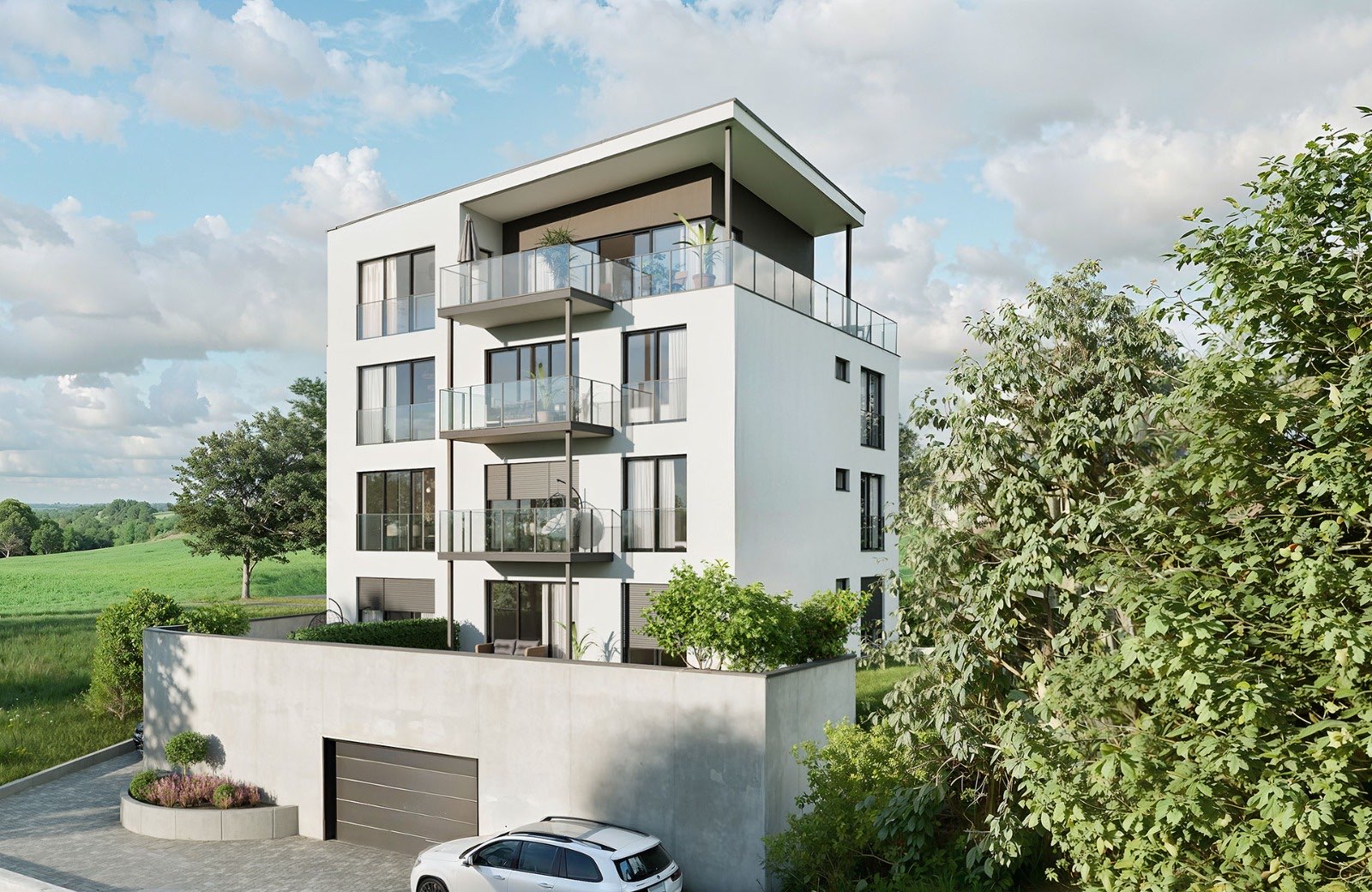 Am Schättlisberg in Überlingen — realisiertes Mehrfamilienhaus